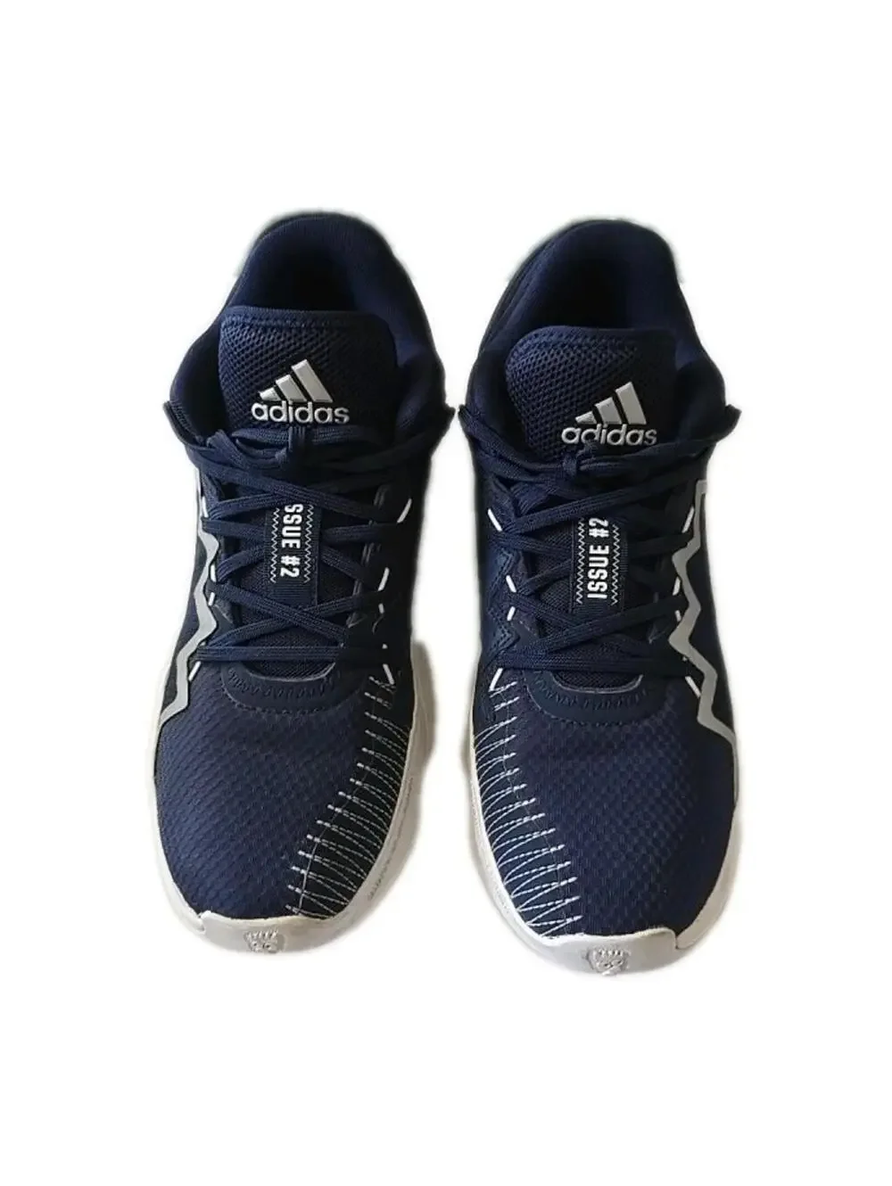 Adidas D.O.N. Issue #2 Collegiate Navy Basketball Shoes FW8516 Mens Size 10